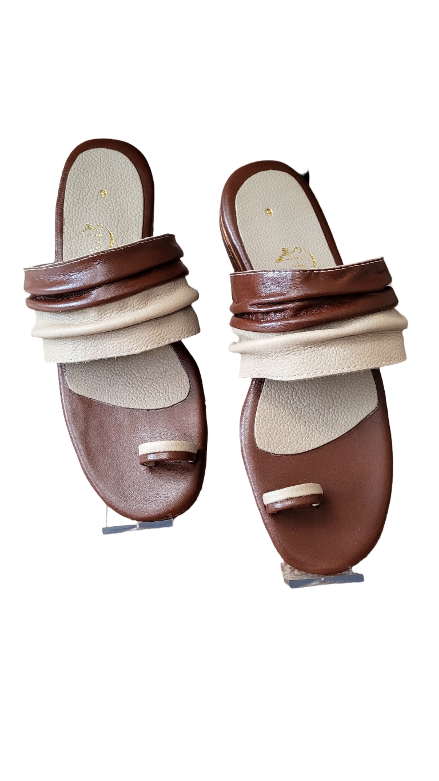 Khanna Ruche Two-Toned Slides
